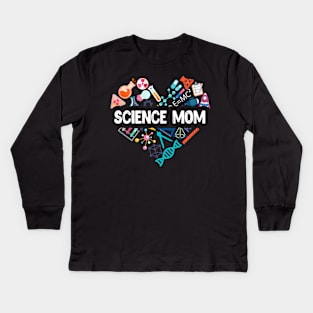 Science Mom Kids Long Sleeve T-Shirt